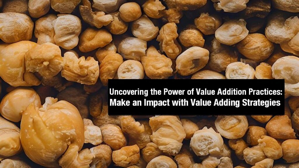 Uncovering the Power of Value Addition Practices